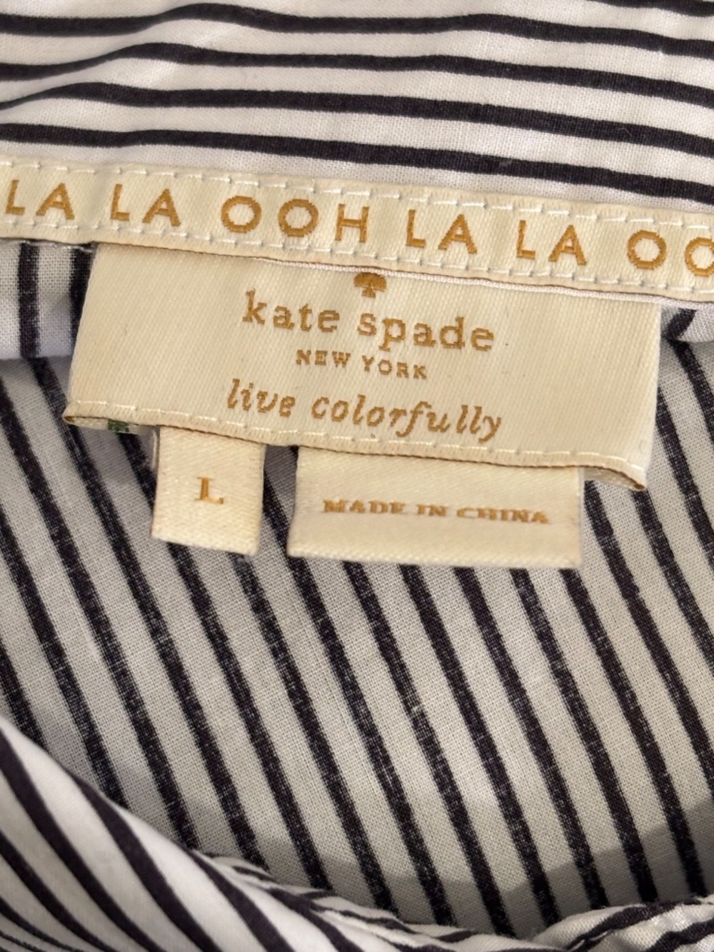 Like New Kate Spade Penguin Ruffle Top Blouse Shirt - Picture 4 of 6